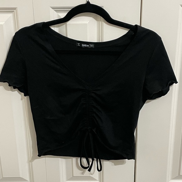 ruched crop top - Picture 1 of 2